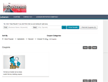 Tablet Screenshot of coupons.reporter.net